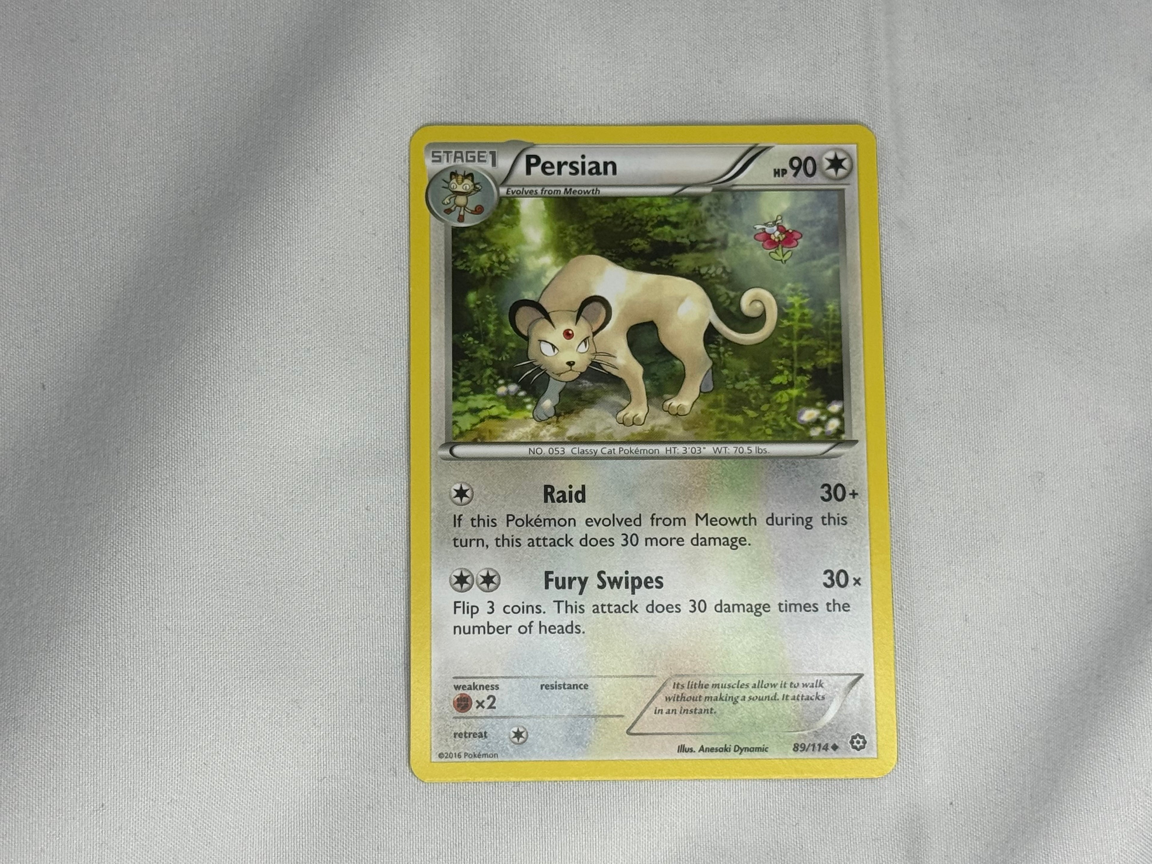 Persian 89/114 – Pokémonkort Steam Siege